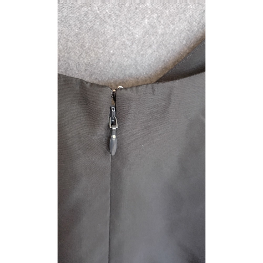 Old Navy The Occasion Black Taffeta Tie Shoulder Mini Dress 2X Coquette Pockets - Picture 5 of 11